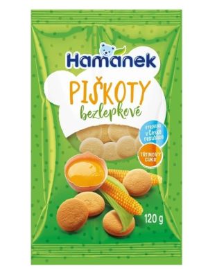 Hamánek Piškóty bezlepkové 120g