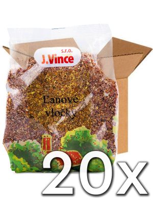 J. VINCE Ľanové vločky 200g | 20ks v kartóne