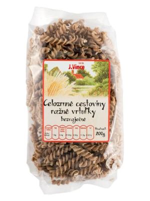 J. vince Vrtuľky ražné cestoviny celozrnné 200g