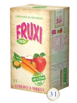 Fruxi jablko-mrkva 100% šťava 3L