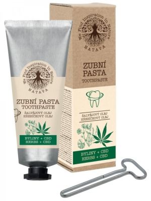 Natava Zubná pasta s bylinkami a CBD 80g