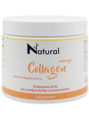 Natural Collagen Mango s kyselinou hyalurónovou prášok 195g