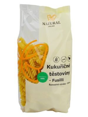 Natural Jihlava Kukuričné cestoviny Fusilli 250g