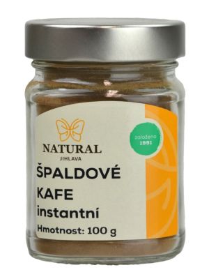 NATURAL JIHLAVA Špaldová káva - instantná 100g