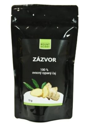 Mountberry Zázvor 100% ovocný sypaný čaj 70g