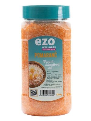 Ezo Wellness Vonná kúpeľová soľ Pomaranč 1200g
