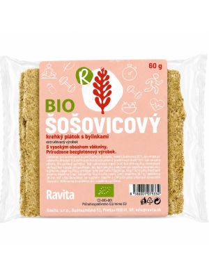Ravita Chlebík šošovicový BIO s bylinkami 60g