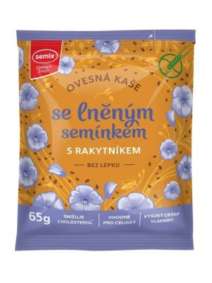 Semix Ovsená kaša s ľanovým semienkom a rakytníkom 65g