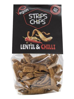 Strips Chips Lentil and Chilli 80g