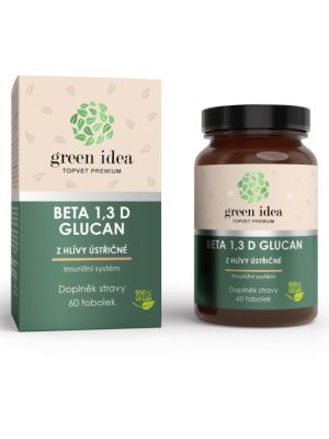 Topvet Green Idea Beta glucan Hliva ustricová 60 kapsúl
