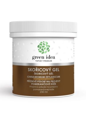 Topvet Green Idea škoricový masážny gel - celulitída 250ml