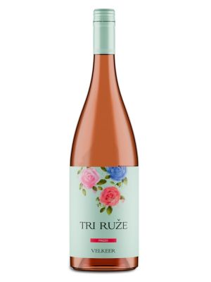Tri ruže Frizzo - VELKEER 0,75L