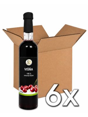 Valach Višňová ovocná šťava 100% 500ml | 6ks v kartóne