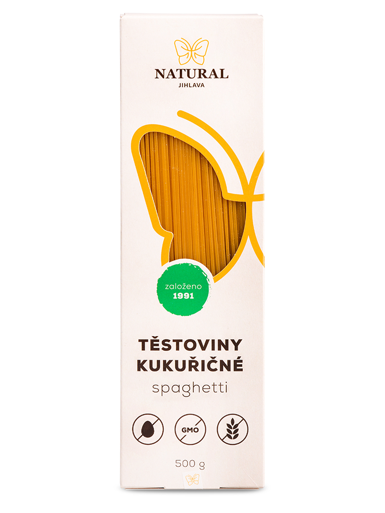 Natural Jihlava Spagetti kukuričné cestoviny 500g