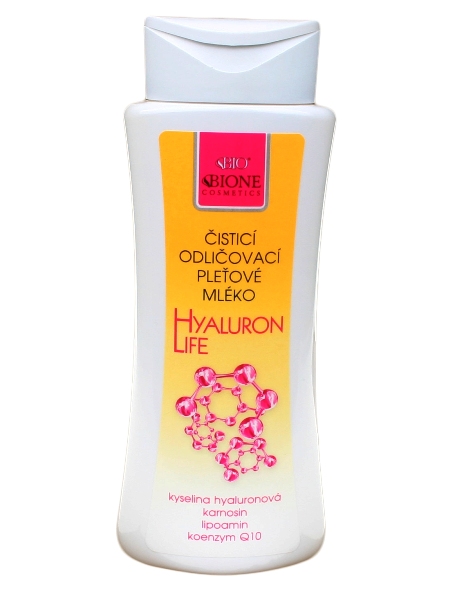 Bione Cosmetics - Odličovacie pleťové mlieko Hyaluron Life 255ml
