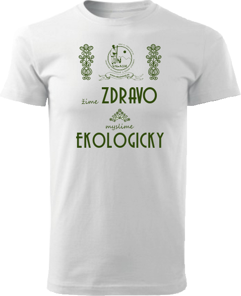 Tričko valach zdravo a ekologicky Unisex Biele