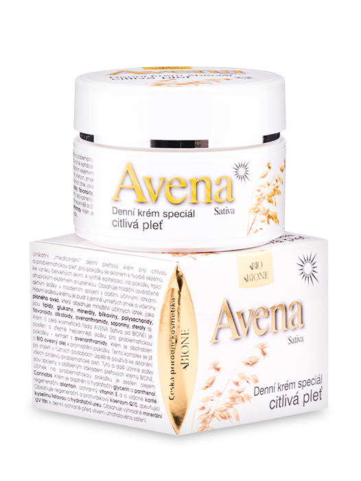 Bione Cosmetics - Denný krém špeciál citlivá pleť Avena 51ml