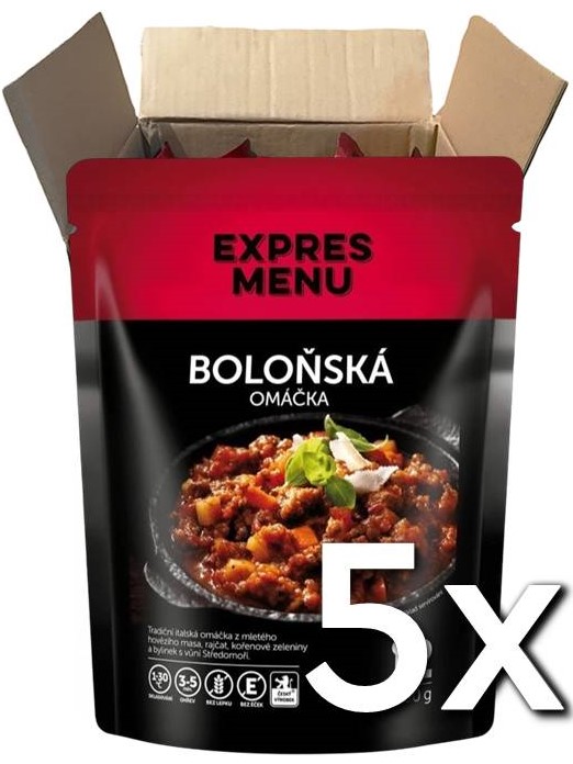 Expres menu Bolonská omáčka 2 porcie 600g | 5ks v kartóne