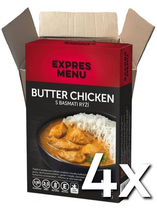 Expres menu Butter chicken s basmati ryžou 1 porcia 500g | 4ks v kartóne
