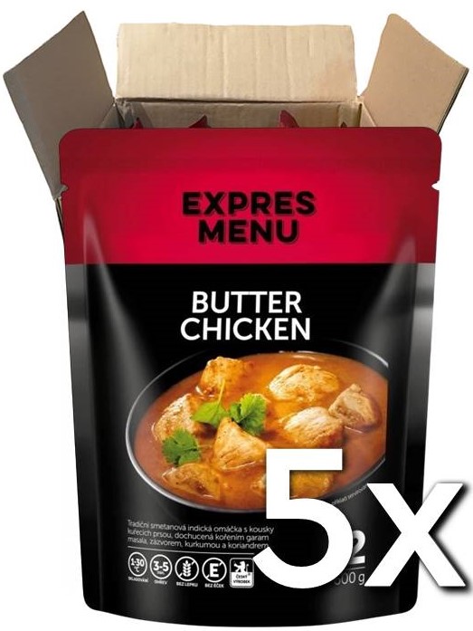 Expres menu Butter chicken 2 porcie 600g | 5ks v kartóne