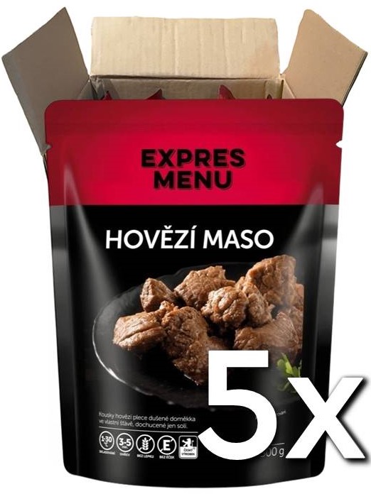 Expres menu Hovädzie mäso 2P 300g | 5ks v kartóne