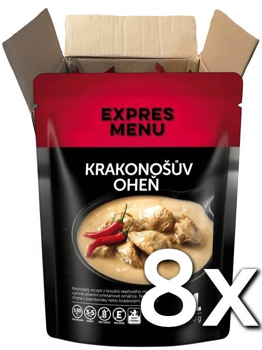 Expres menu Krakonošov oheň 1 porcia 300g | 8ks v kartóne