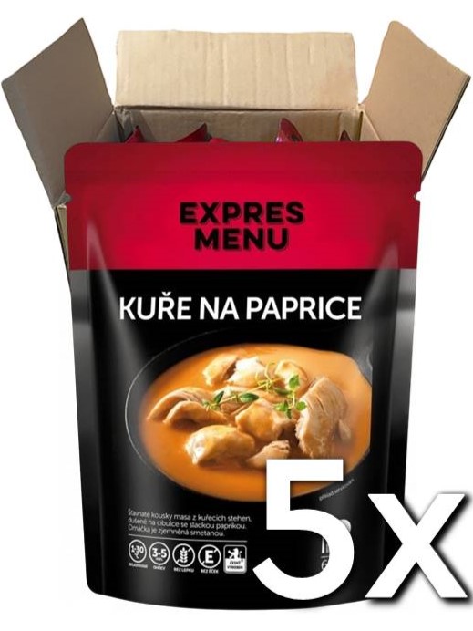 Expres menu Kura na paprike 2 porcie 600g | 5ks v kartóne