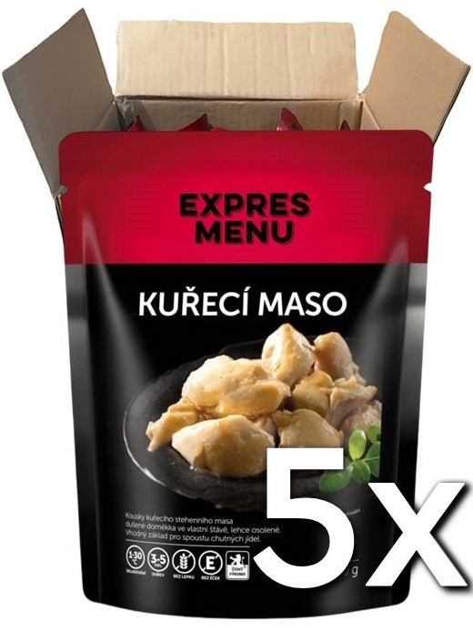 Expres menu Kuracie mäso 3 porcie 300g | 5ks v kartóne