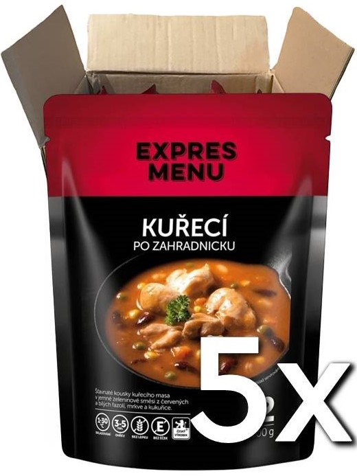 Expres menu Kuracie po záhradnícky 2 porcie 600g | 5ks v kartóne