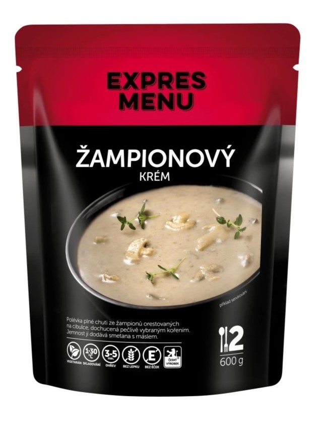 Expres menu Šampiňónový krém 2 porcie 600g