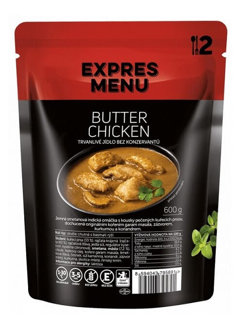 Expres menu Butter chicken 2 porcie 600g | 5ks v kartóne