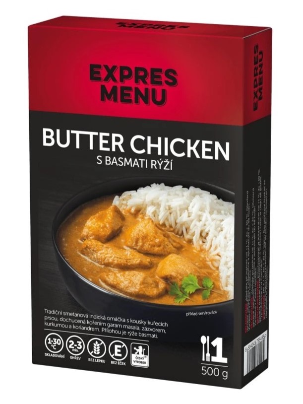 Expres menu Butter chicken s basmati ryžou 1 porcia 500g