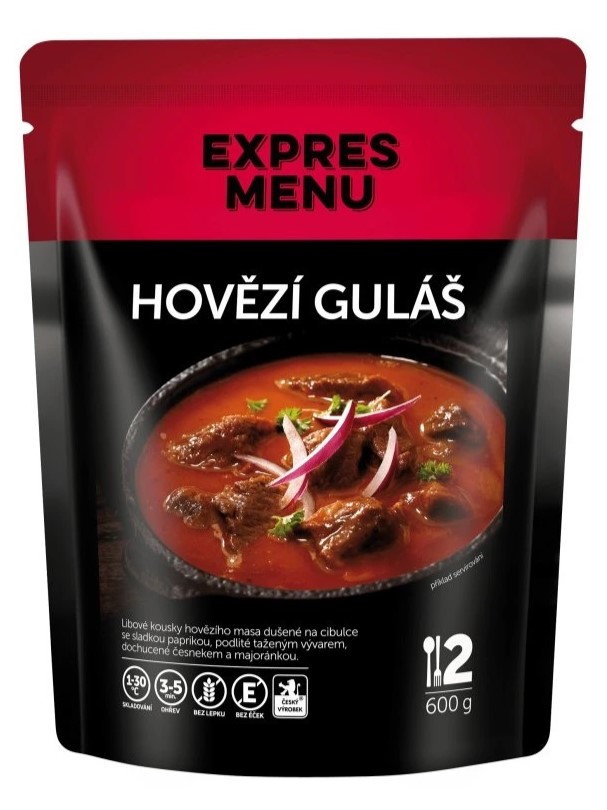 Expres menu Hovädzí guláš 2 porcie 600g
