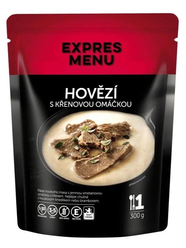 Expres menu Hovädzie s chrenovou omáčkou 1P 300g