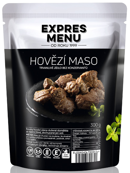 Expres menu Hovädzie mäso 2P 300g