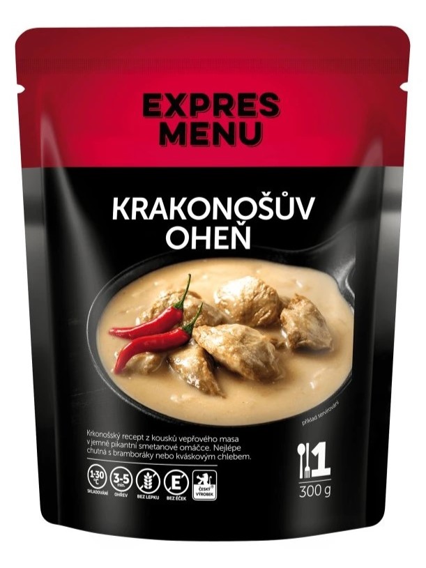 Expres menu Krakonošov oheň 1 porcia 300g