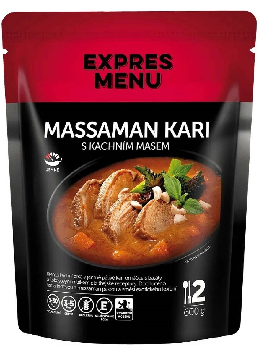 Expres menu Massaman karí s kačacím mäsom 2P 600g