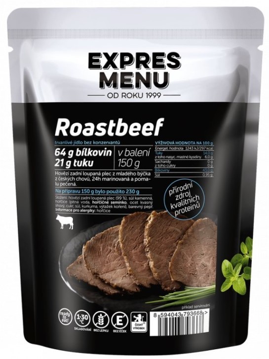 Expres menu Roastbeef 1 porcia 150g