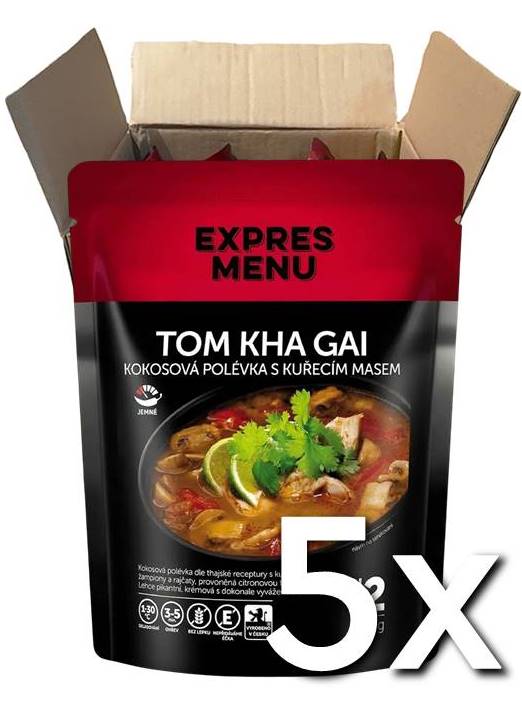 Expres Menu Tom Kha Gai - kokosová polievka s kuracím mäsom 2P 600g | 5ks v kartóne
