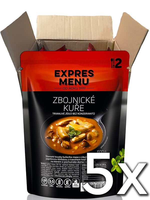 Expres menu Zbojnícke kurča 2 porcie 600g | 5ks v kartóne