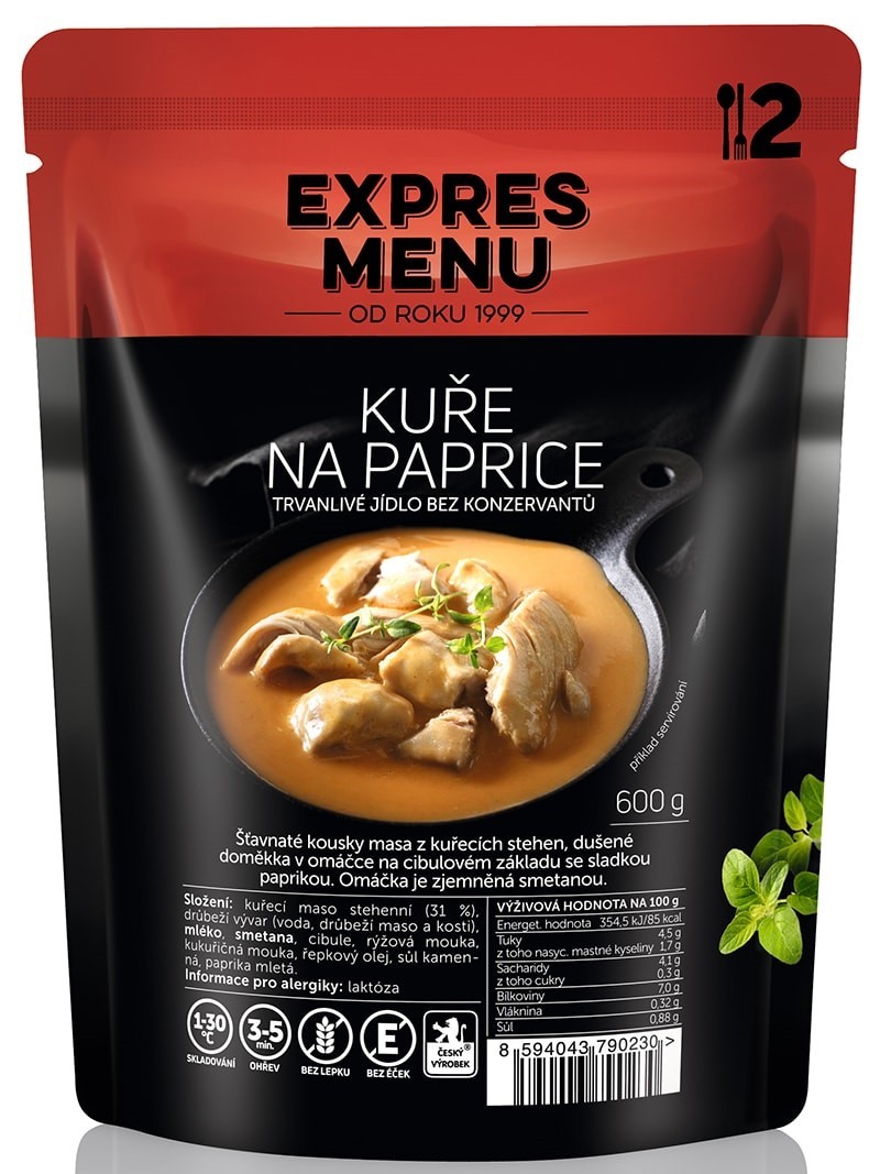 Expres menu Kura na paprike 2 porcie 600g