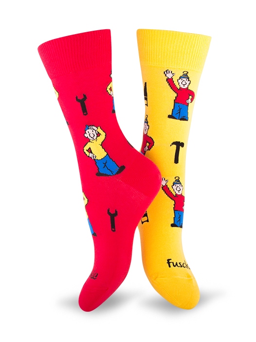 Fusakle ponožky Pat a Mat L 43 - 46