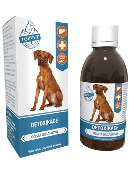 TOPVET Detoxikácia sirup pre psov 200ml