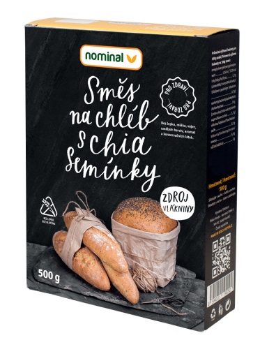 Nominal Zmes na chlieb s chia semiačkami 500g