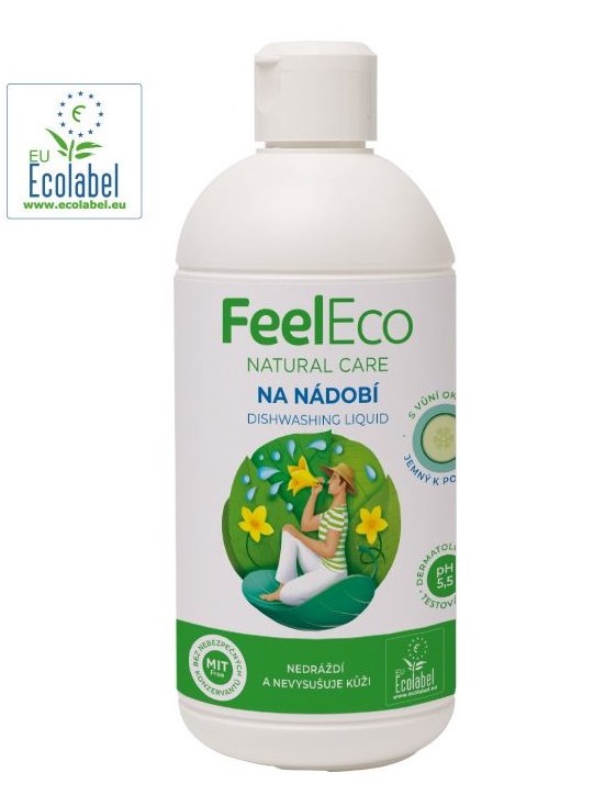 FeelEco Prostriedok na riad s vôňou uhorky 500ml