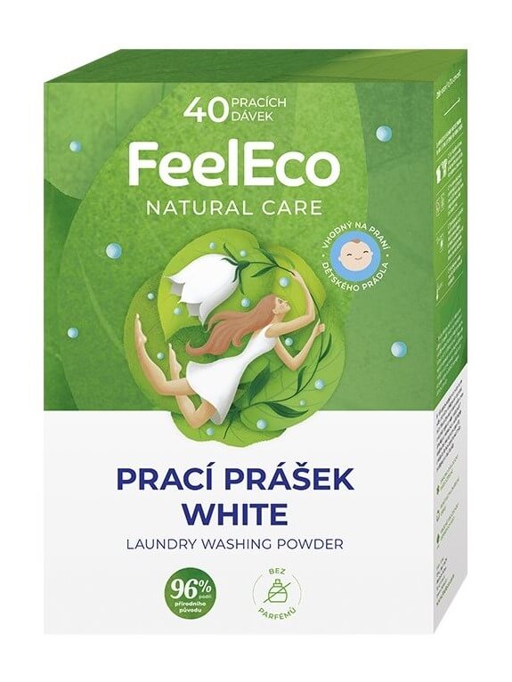 FeelEco Prací prášok White 2,4kg