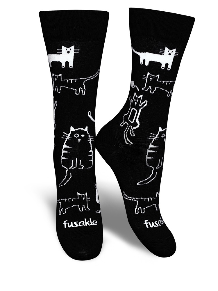 Fusakle ponožky Čauky Mňauky -M 39 - 42