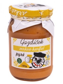 Gazdíček mrkvovo-karfiolové pyré 180g