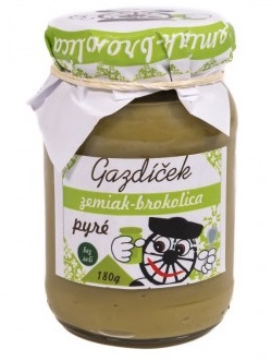 Gazdíček zemiakovo-brokolicové pyré 180g
