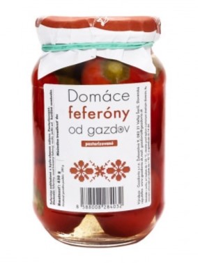 GAZDOVIA Domáce feferóny 410g